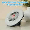 2400 mAh Campingventilator, 2-in-1 Ventilator mit Licht, Produktbild-Vorschau 7