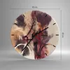 Wanduhr - Rund - Glasuhr - Körper Mädchen Fahrrad Produktbild-Vorschau 3
