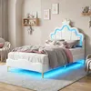 INONEFT Kinderbett 90x190 cm mit LED-Beleuchtung, Produktbild-Vorschau 1