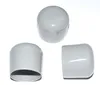25 Stück - Kappe für Rundrohr D=20 mm L= 20 mm grau PVC Produktbild-Vorschau 1