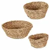 Relaxdays Aufbewahrungskorb 3er Set, aus Wasserhyazinthe, Produktbild-Vorschau 10