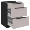Küchen Unterschrank 60 cm Küche ARONA Kaschmir beige matt + Produktbild-Vorschau 2