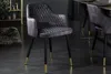 riess-ambiente Design Stuhl PARIS grau Samt mit Armlehnen Produktbild-Vorschau 4