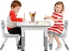 XINZI Kindertisch mit 2 Stühlen, 60×60cm Kindertischgruppe Produktbild-Vorschau 10