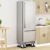 vidaXL wasmachineonderstel, grijs, 67 x 67 x 21,5 cm, Productafbeelding-voorbeeld 4