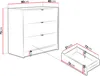 MIRJAN24 Kommode Tireno 3SZ, Sideboard mit drei Schubladen, Produktbild-Vorschau 7
