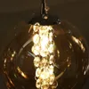 ZMH závěsná lampa jídelní stůl 3 plameny jantarová závěsná Náhled obrázku produktu 6