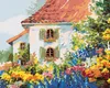 Zuty - Malen nach Zahlen - HAUS IN EINEM BLUMENGARTEN, Produktbild-Vorschau 1