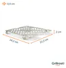 Grille de cuisson en acier inoxydable INOX adaptée à la Voir les images du produit 14