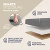 CASARIA® Sitzbank mit Stauraum Anthrazit Cord Faltbar Produktbild-Vorschau 6
