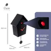 Cuco Clock Kuckucksuhr REIHENHAUS mit Pendeluhr Wanduhr, Produktbild-Vorschau 2