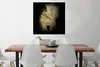 MuchoWow® Poster Goldpulver auf schwarzem Hintergrund 75x75 Produktbild-Vorschau 2