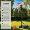 tectake® Basketballkorb Harlem freistehend, mit Rückwand Produktbild-Vorschau 2