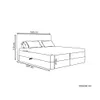 Lit boxspring QLA Bergamo 180x200 cm avec matelas à Voir les images du produit 5