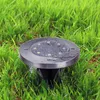 Lampa ogrodowa solarna 8 LED najazdowa czujnik zmierzchu Podgląd zdjęcia produktu 6