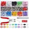 Druckknopf Set mit Zange, 200 Stück Druckknöpfe 9,5 mm, für Produktbild-Vorschau 1