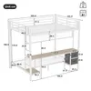 okwish Hochbett, 90x200&140x200, Kinderbett mit Produktbild-Vorschau 6