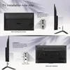 Universeller TV Standfuß, Tischhalterung, Aluminium Basis, Produktbild-Vorschau 4