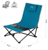 Silla plegable NC3306, color azul gris, marca Nils Camp Vista previa de la imagen del producto 3