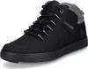 A black Timberland boot on a white background. Produktbild-Vorschau