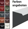2m Ortgangblech I Ortblech Windblech pulverbeschichtetes Produktbild-Vorschau 2