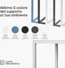 LAMO Manufaktur Portafiori in metallo nero 28 cm | Porta Anteprima dell’immagine prodotto 4