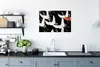 MuchoWow® Poster Kranich - Rot - Weiß - Japandi 60x40 cm - Produktbild-Vorschau 3