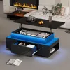 MODFU Höhenverstellbarer Couchtisch mit Verstecktem Produktbild-Vorschau 3