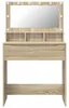 vidaXL Schlafzimmer-Frisiertische Sonoma-Eiche 80 x 39,6 x Produktbild-Vorschau 6