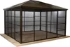 SOJAG Castel 12x14 pawilon z moskitierą 410 x 345 cm brąz Podgląd zdjęcia produktu 9