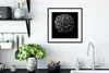 MuchoWow® Gerahmtes Poster Blumen - Blätter - Schwarz - Produktbild-Vorschau 4