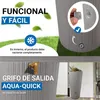 4rain VASO DECOR 2en1 barril para agua de lluvia 220 L gris Vista previa de la imagen del producto 5