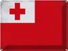 vianmo Blechschild 30x40 cm Tonga Flagge Fahne Wappen Produktbild-Vorschau 1