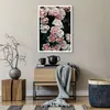 Poster - Poster ohne Rahmen - Rosen Blumen Blätter - 50x70 Produktbild-Vorschau 6