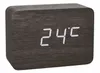 Funk-Wecker CLOCCO, digital, Holzoptik, schwarz, Produktbild-Vorschau 2