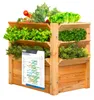 Westmann Premium XL Lärchenholz Hochbeet und Kräuterbeet Produktbild-Vorschau 2