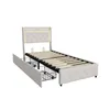 Letto imbottito INONEFT, 90x200 cm, con illuminazione LED e Anteprima dell’immagine prodotto 10