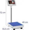 Lagerplattformwaage, 40 x 50 cm, Netzteil + Batterie, 60 kg Produktbild-Vorschau 5