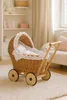 Dockvagn MY SWEET BABY in Weiß mit Bettwäsche aus Produktbild-Vorschau 4
