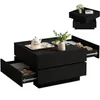 Couchtisch Sofatisch, 360° Drehbare Ober-Tischplatte, 2 Produktbild-Vorschau 1