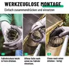 greate 2x bladvangers voor dakgoten, verzinkt, instelbaar Productafbeelding-voorbeeld 4