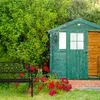 Relaxdays Gartenbank Welcome, Zweisitzer, stabil, Produktbild-Vorschau 5