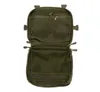 An open olive green chest pack is displayed against a white background. Náhled obrázku produktu
