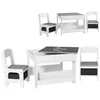 HOMCOM Kindertisch und 2 Stühle Set Tisch mit Stühlen für Produktbild-Vorschau 1