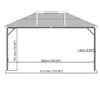 Sojag Ventura 1014 Metall Pavillon mit festem Dach 3x4 m Produktbild-Vorschau 9