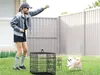 Box pieghevole per cani 411381 nero, 62 x 42 x 47 cm, nero Anteprima dell’immagine prodotto 11
