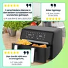 Premium Dual-Zone Heissluftfritteuse, Doppelkorb, 2x 4,5 l, Produktbild-Vorschau 4