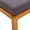 vidaXL Záhradná stolička s vankúšom 2 ks 40x40x42 cm Náhľad obrázku produktu 6