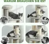 PawHut Kratzbaum 114 cm Katzenturm mit Höhle, Sisalstämme, Produktbild-Vorschau 7