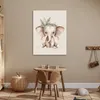 Wanddeko 60x80 cm - Kinder Bohemian - Elefant - Boho, Produktbild-Vorschau 2